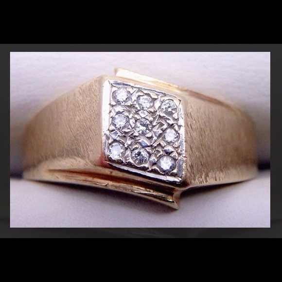 🔆SOLD🔆 NICE 14K Gold Diamond Pave Bypass Style Ring sz10 - Picture 2 of 4